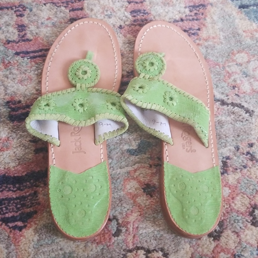 Lime Green Jack Rogers